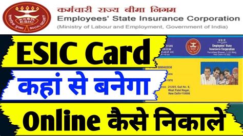 smart card esic images|esic card online apply.